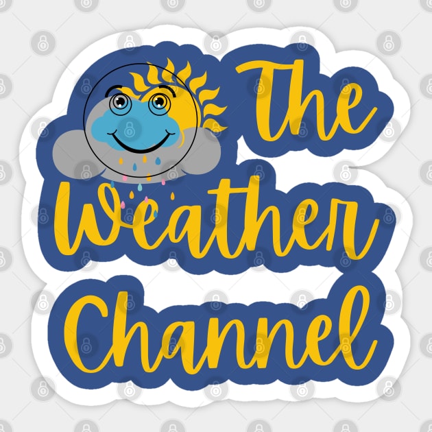The Weather Channel Sticker by The Sober Art